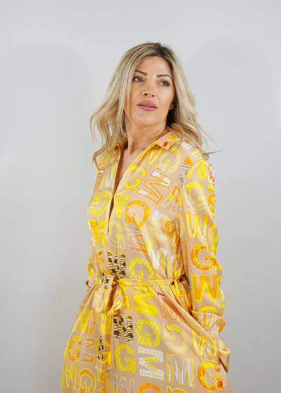 Mucho Gusto Hemdblusenkleid Turin Logomania