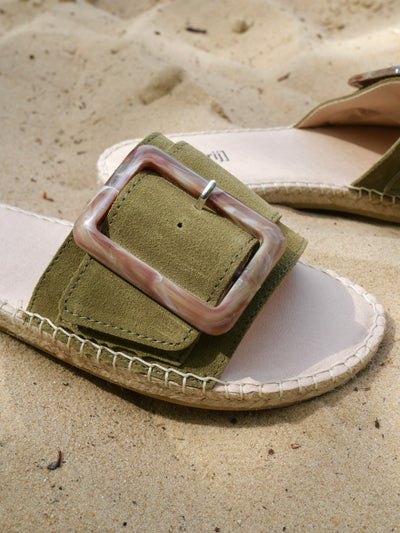 Espadrij Sandale Belfort Olive