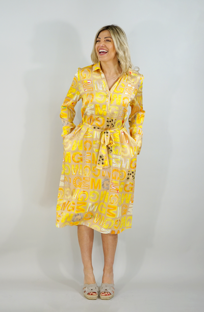 Mucho Gusto Hemdblusenkleid Turin Logomania