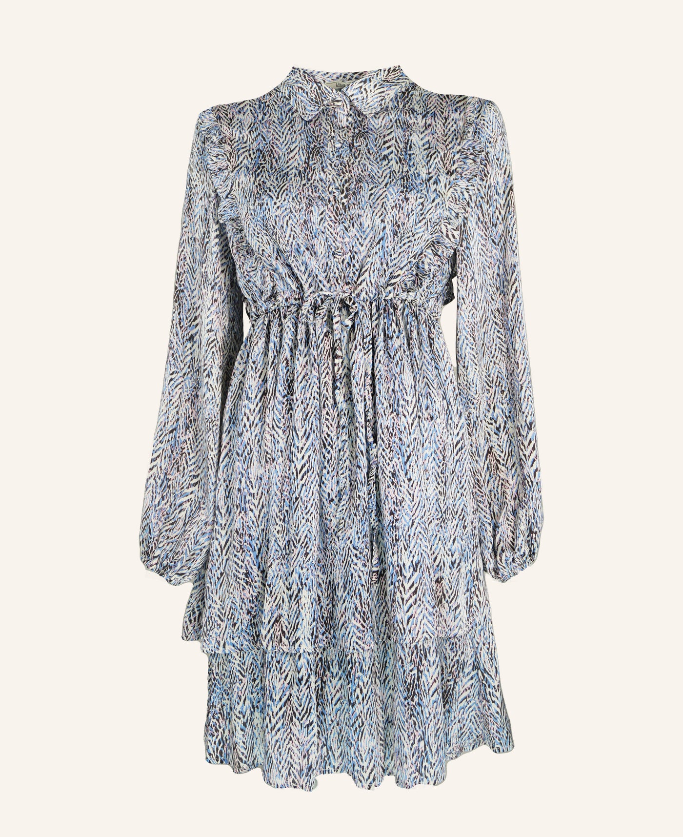 Minikleid Zebra Blau