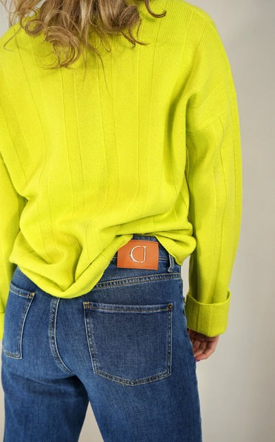 Sem Per Lei Strickpulli Neongelb