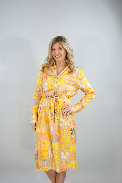 Mucho Gusto Hemdblusenkleid Turin Logomania