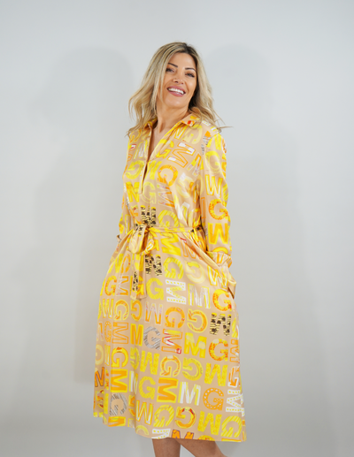 Mucho Gusto Hemdblusenkleid Turin Logomania