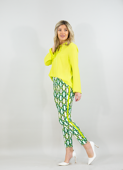Herzen's Angelegenheit fließende Hose mit Kettenprint