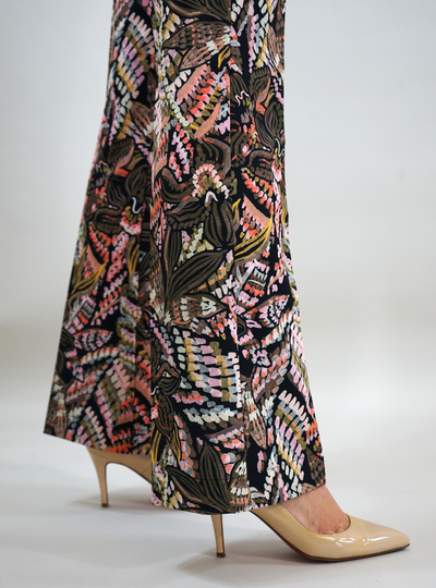 Sem Per Lei Hose mit floralem Muster