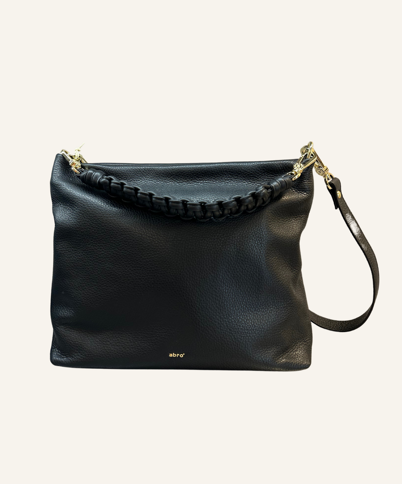 Abro Beutel KAIA black/gold