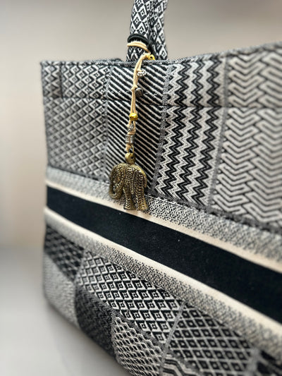 Anokhi Tasche Book Tote Large s/w Muster