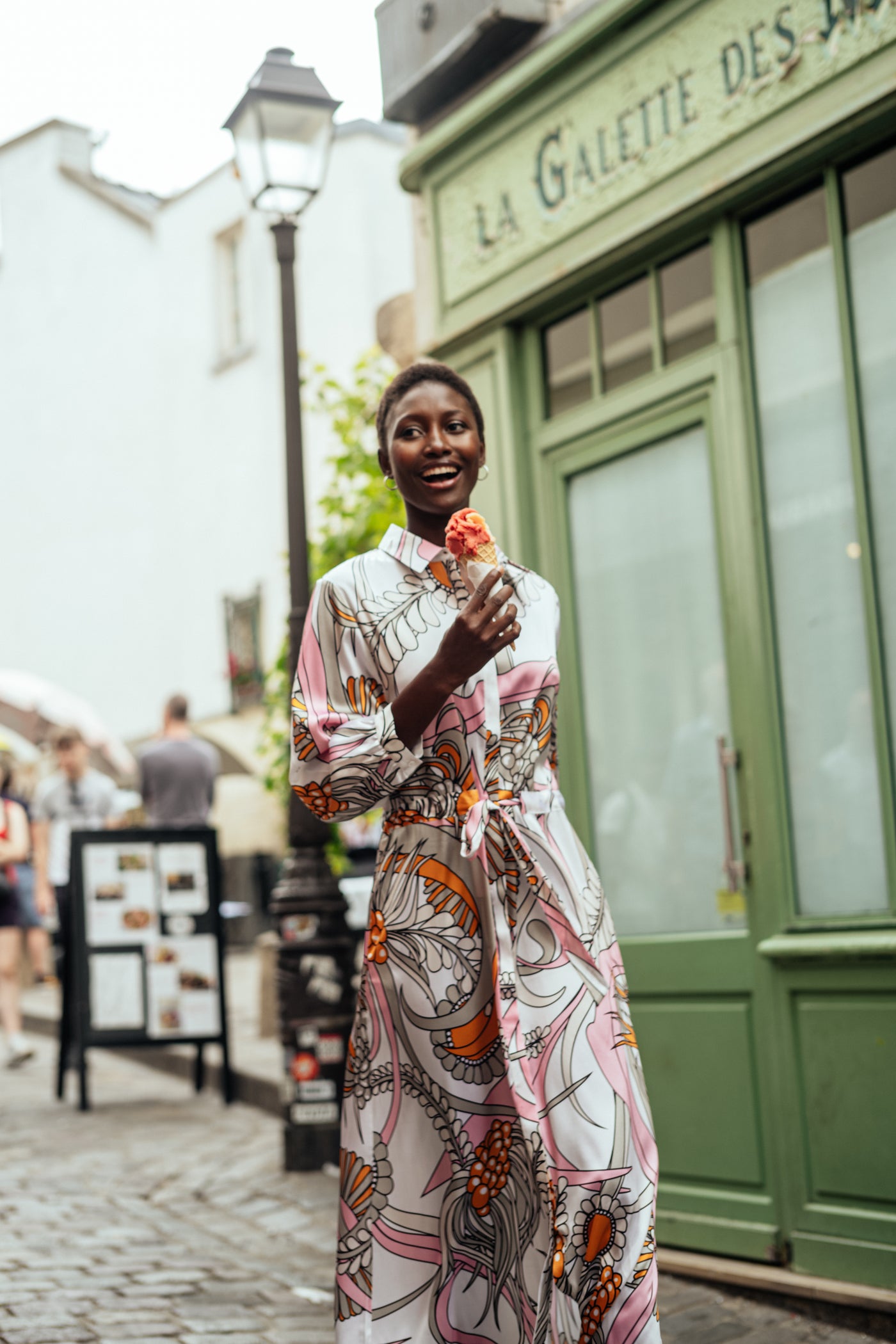 Herzen'sAngelegenheit Hemdblusenkleid mit floralem Print