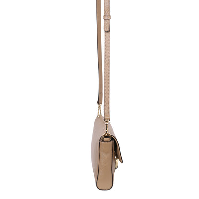 Abro Crossbody-Tasche TEMI Coconut/Gold