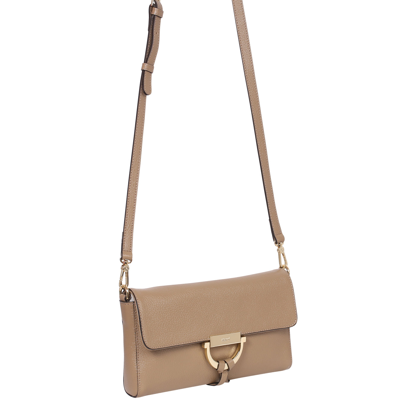 Abro Crossbody-Tasche TEMI Coconut/Gold