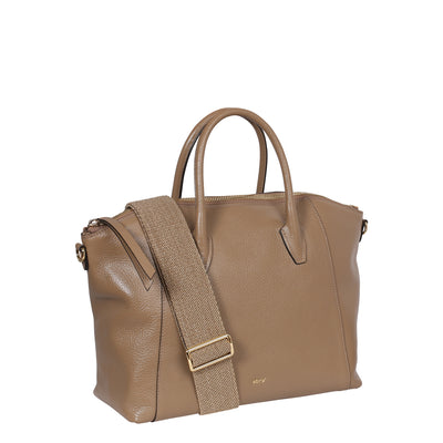 Abro Tasche IVY Medium Coconut/Gold