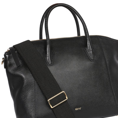 Abro Tasche IVY Medium Schwarz/Gold