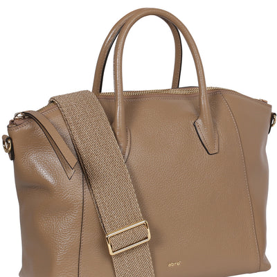 Abro Tasche IVY Medium Coconut/Gold