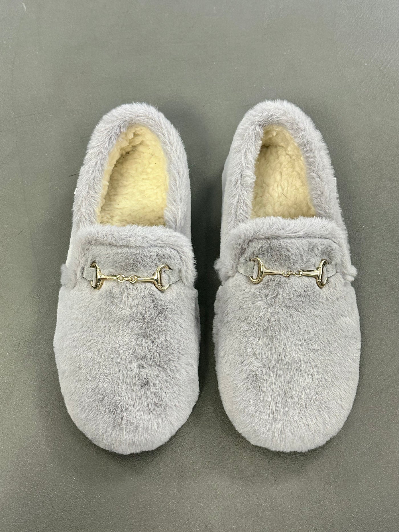 Espadrij Hausschuh Ballerine Cozy grau