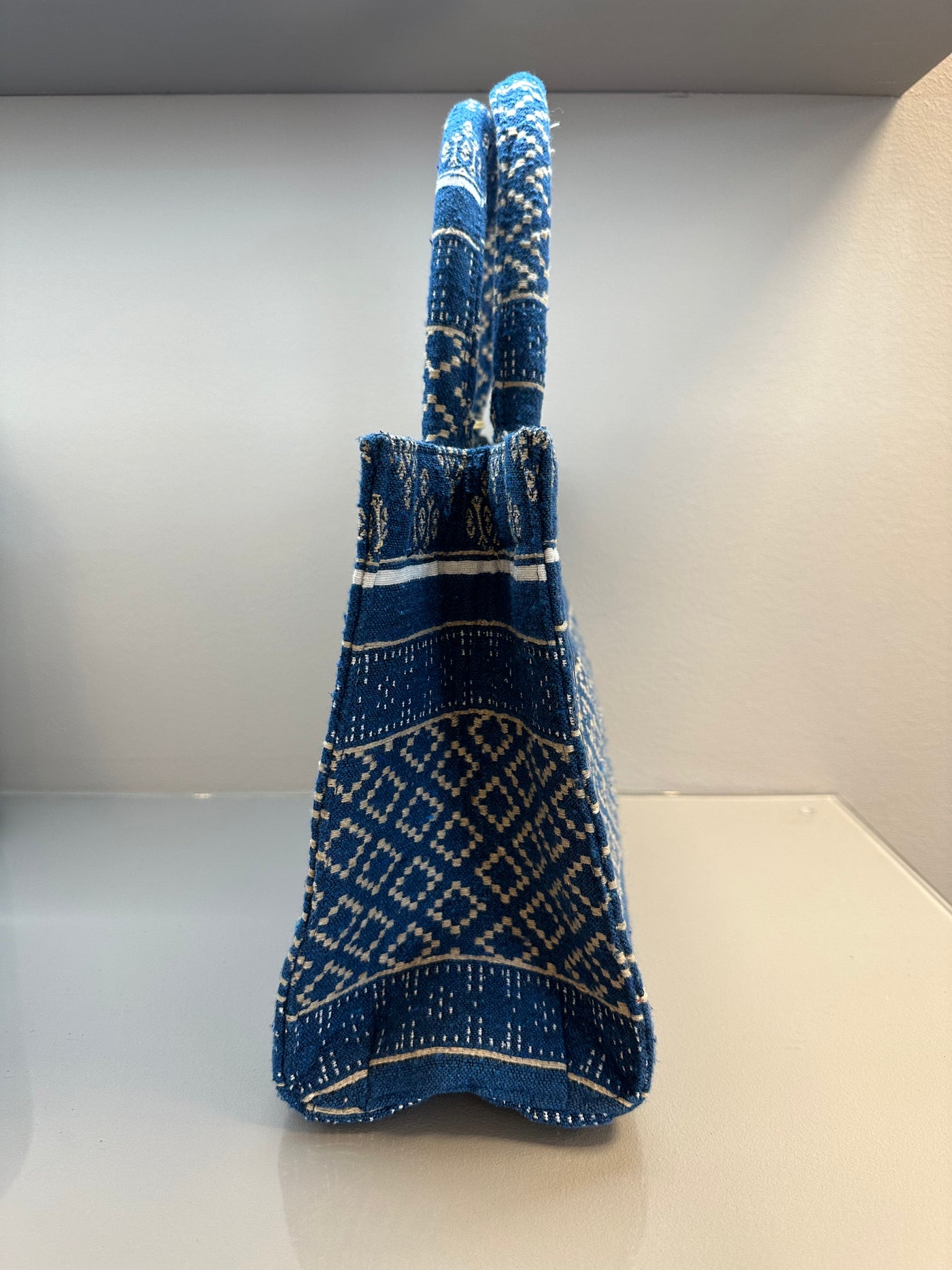 Anokhi Tasche Book Tote Small royal blue